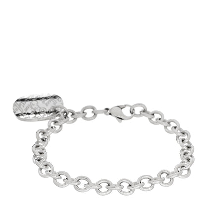 Tiffany Sterling Silver Notes Round Tag Charm Bracelet 2 of 4