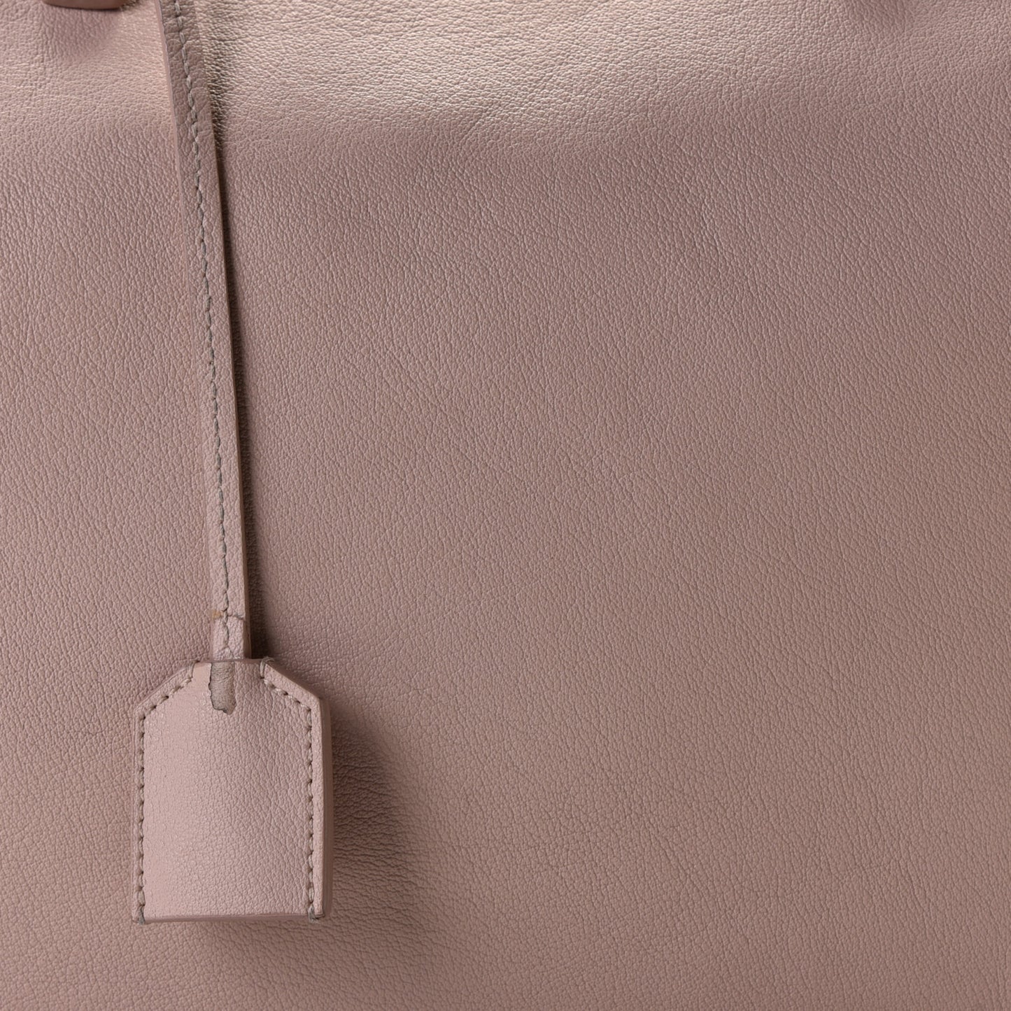 Calfskin Large Shopping Tote Nude Powder