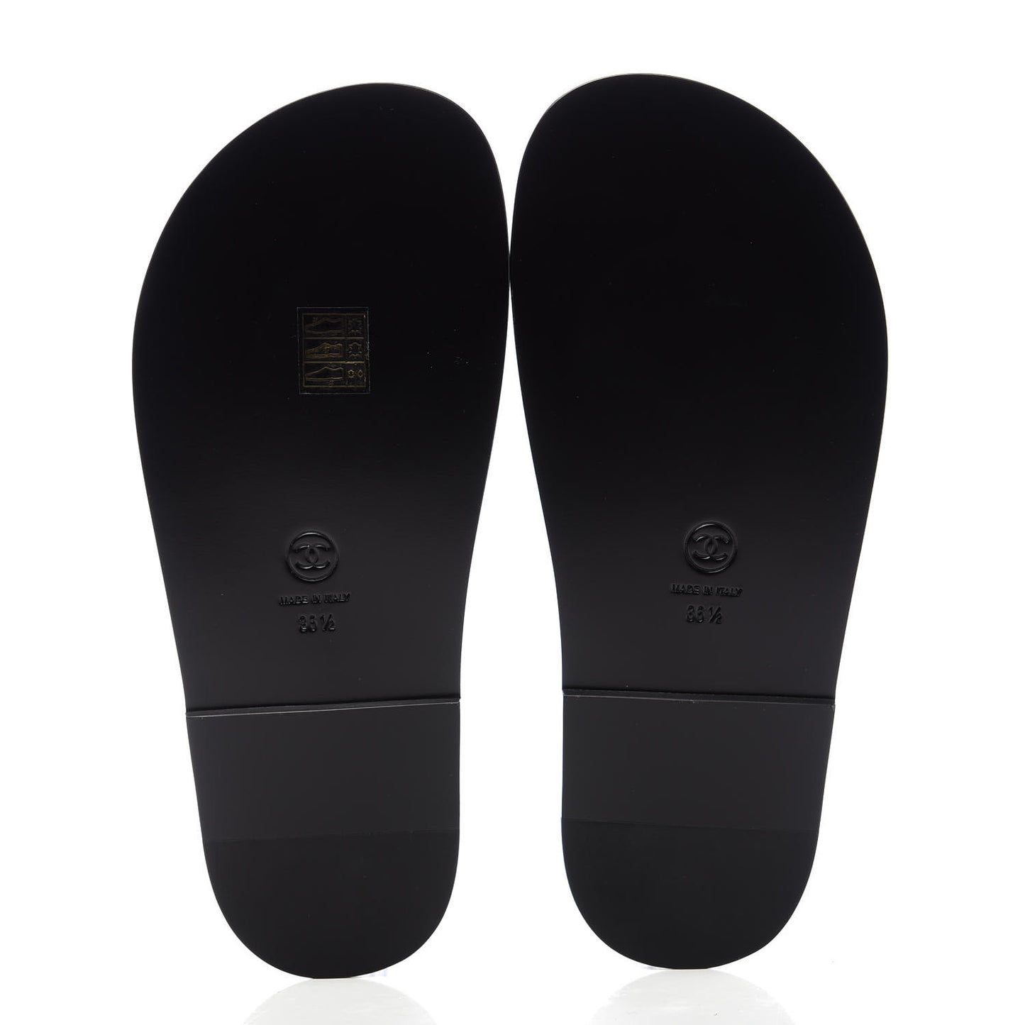 Grained Calfskin Velcro Dad Sandals 36.5 Black