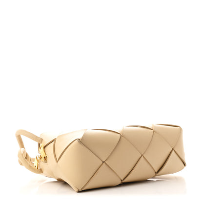 Bottega Veneta Lambskin Maxi Intrecciato Small Cassette Camera Bag Porridge 4 of 9