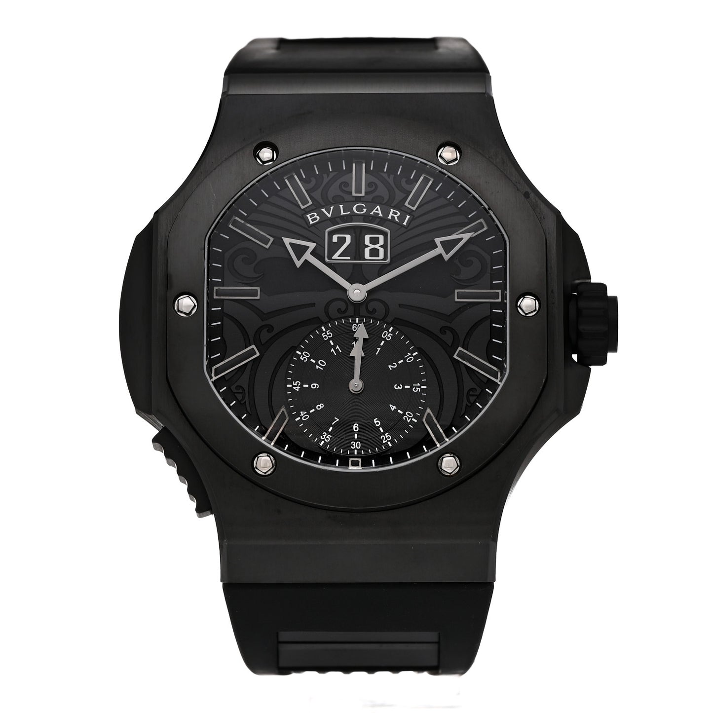 Stainless Steel Rubber 44mm Endurer All Blacks Special Rugby Edition Automatic Watch Black