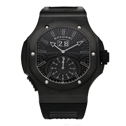 Bulgari Stainless Steel Rubber 44mm Endurer All Blacks Special Rugby Edition Automatic Watch Black 1 of 4