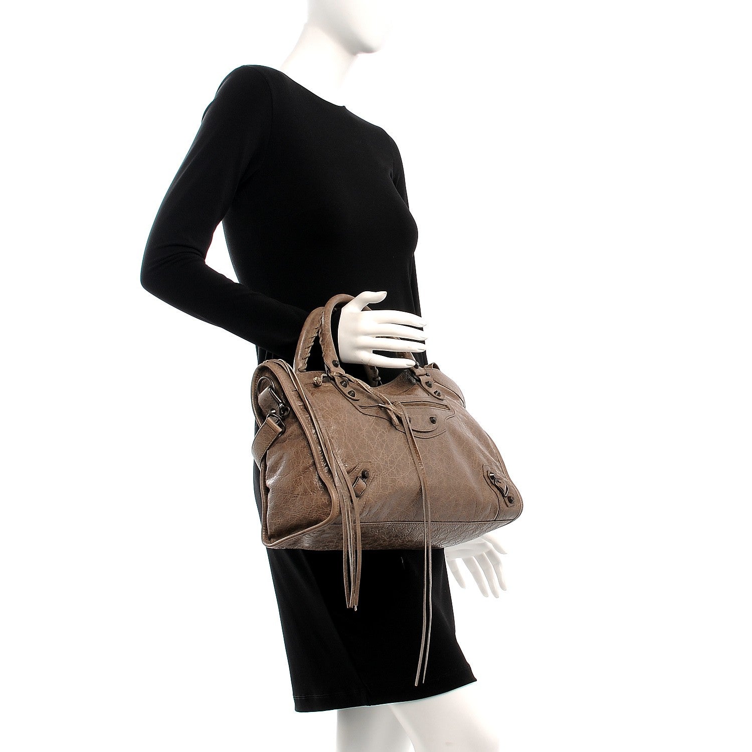 Balenciaga Agneau Classic Hardware City Gris Poivre 2 of 12