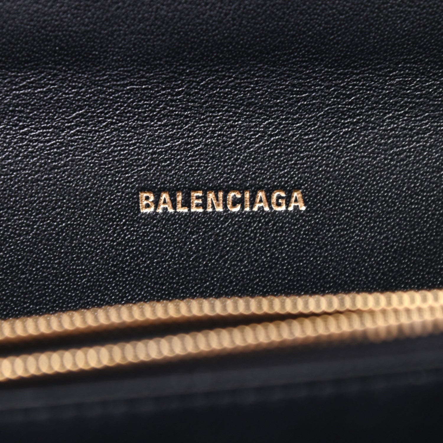 Balenciaga Box Calfskin S Sharp Chain Shoulder Bag Black 6 of 9