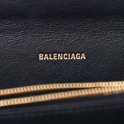 Balenciaga Box Calfskin S Sharp Chain Shoulder Bag Black 6 of 9