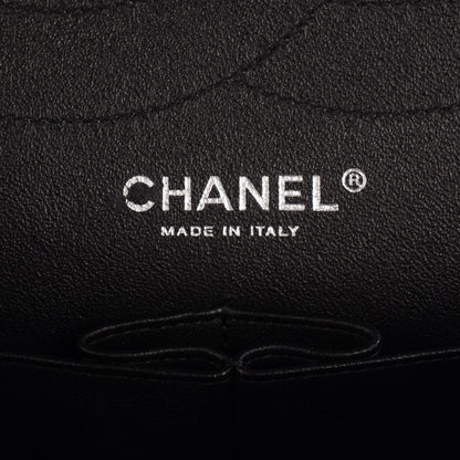 Chanel Distressed Patent Quilted 2.55 Reissue 227 Flap Black 8 of 10