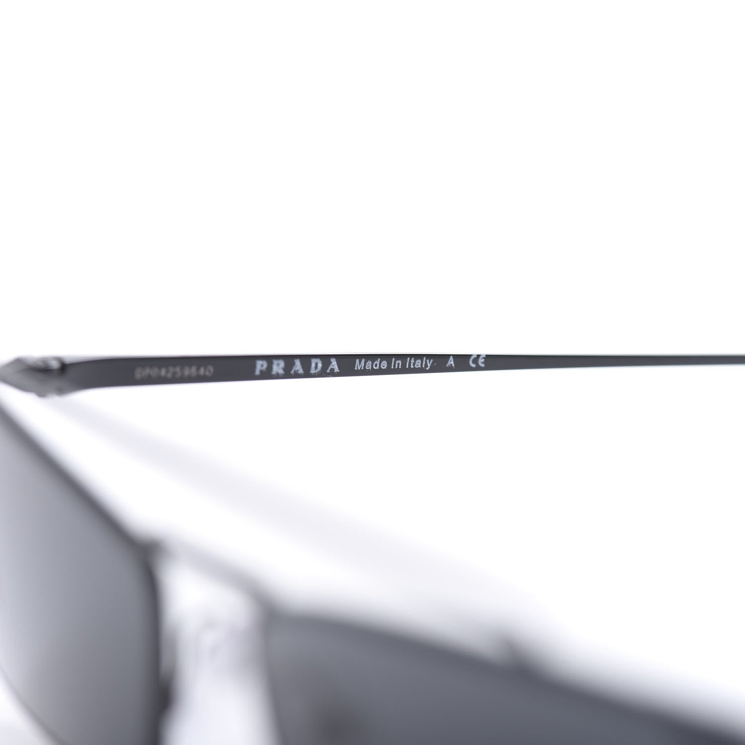 Prada Cat Eye Sunglasses SPR 64U Black 6 of 7