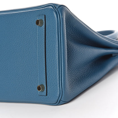 Hermes Togo Birkin 30 Cobalt 11 of 12