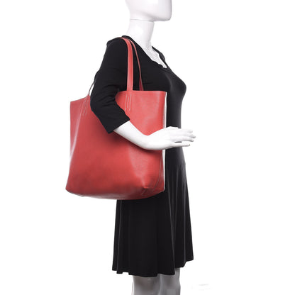 Hermes Taurillon Clemence Double Sens 36 Reversible Tote Rubis Bougainvillea 2 of 16
