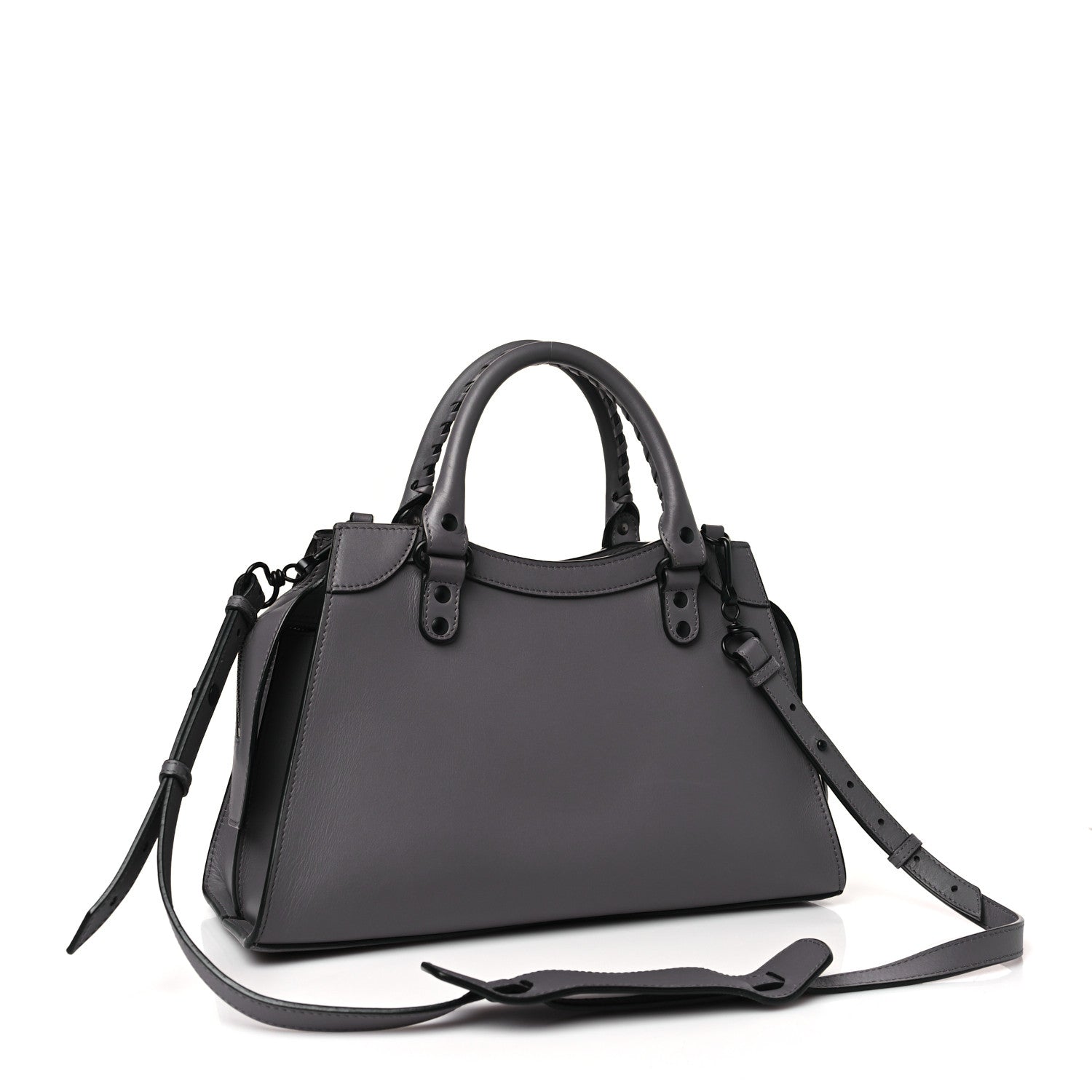 Balenciaga Smooth Calfskin Neo Classic Black Hardware S City Dark Grey 3 of 9