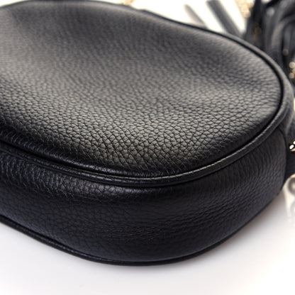 Gucci Pebbled Calfskin Mini Soho Chain Bag Black 12 of 13