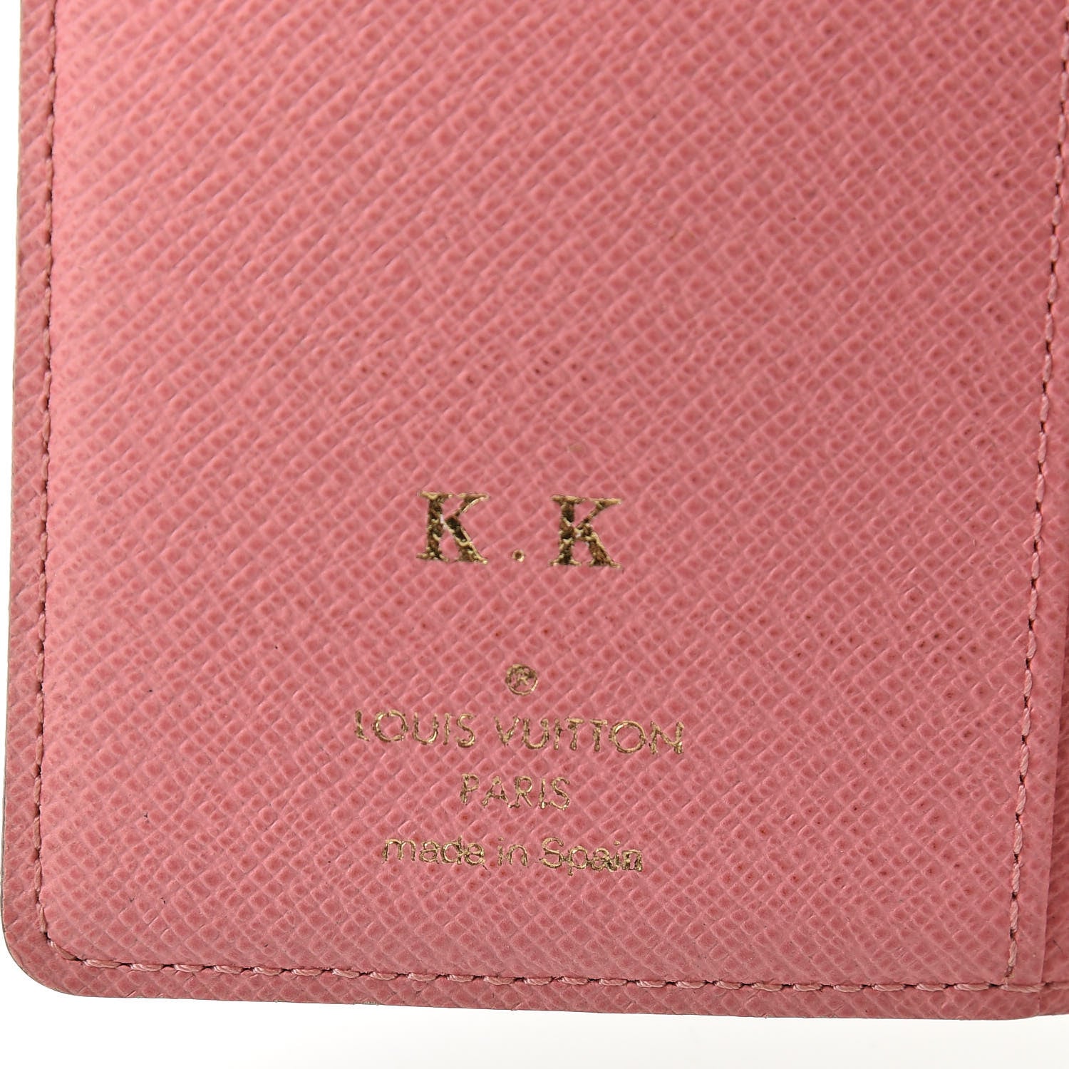 Louis Vuitton Monogram Illustre Small Ring Agenda Rose 6 of 10