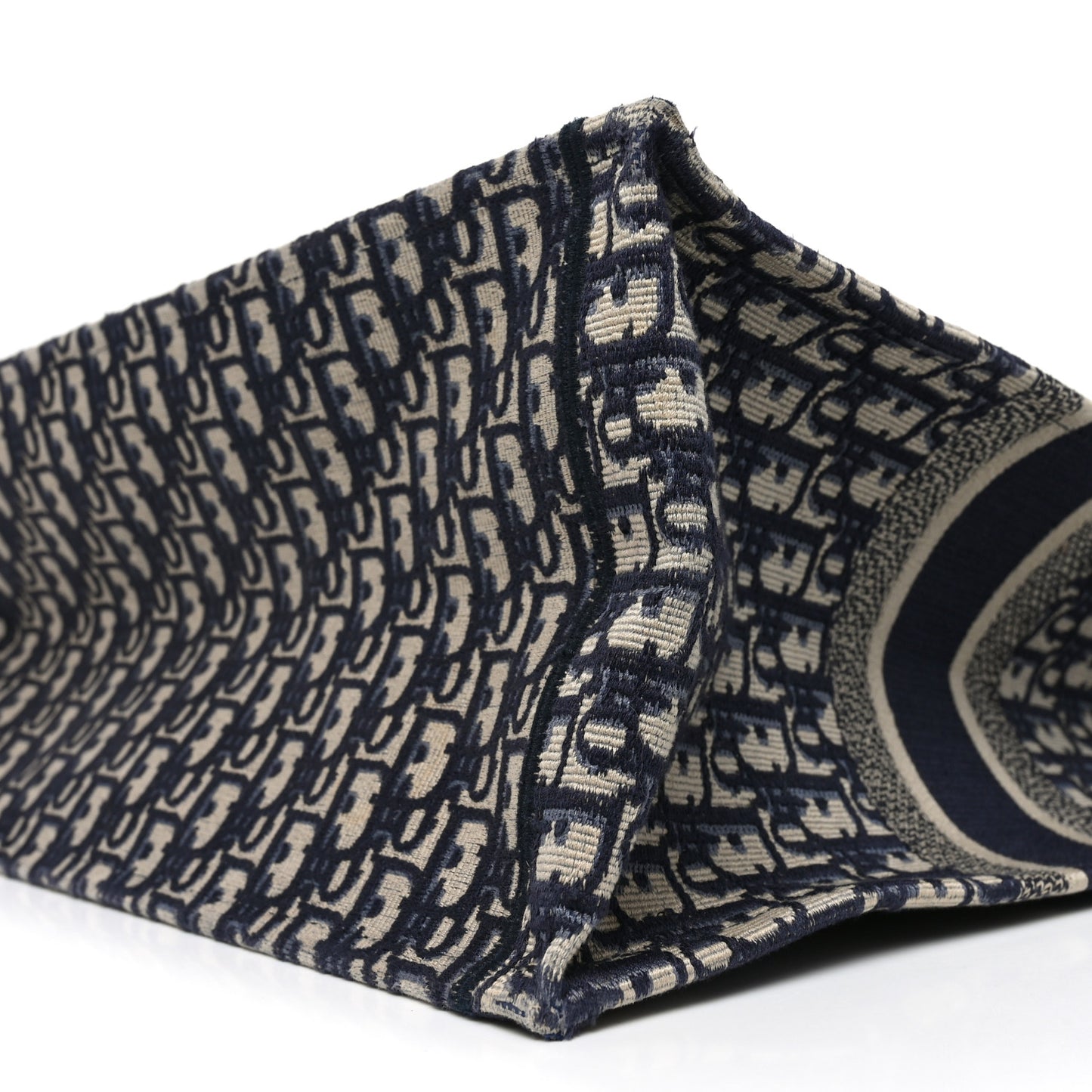 Oblique Large Book Tote Blue Multicolor