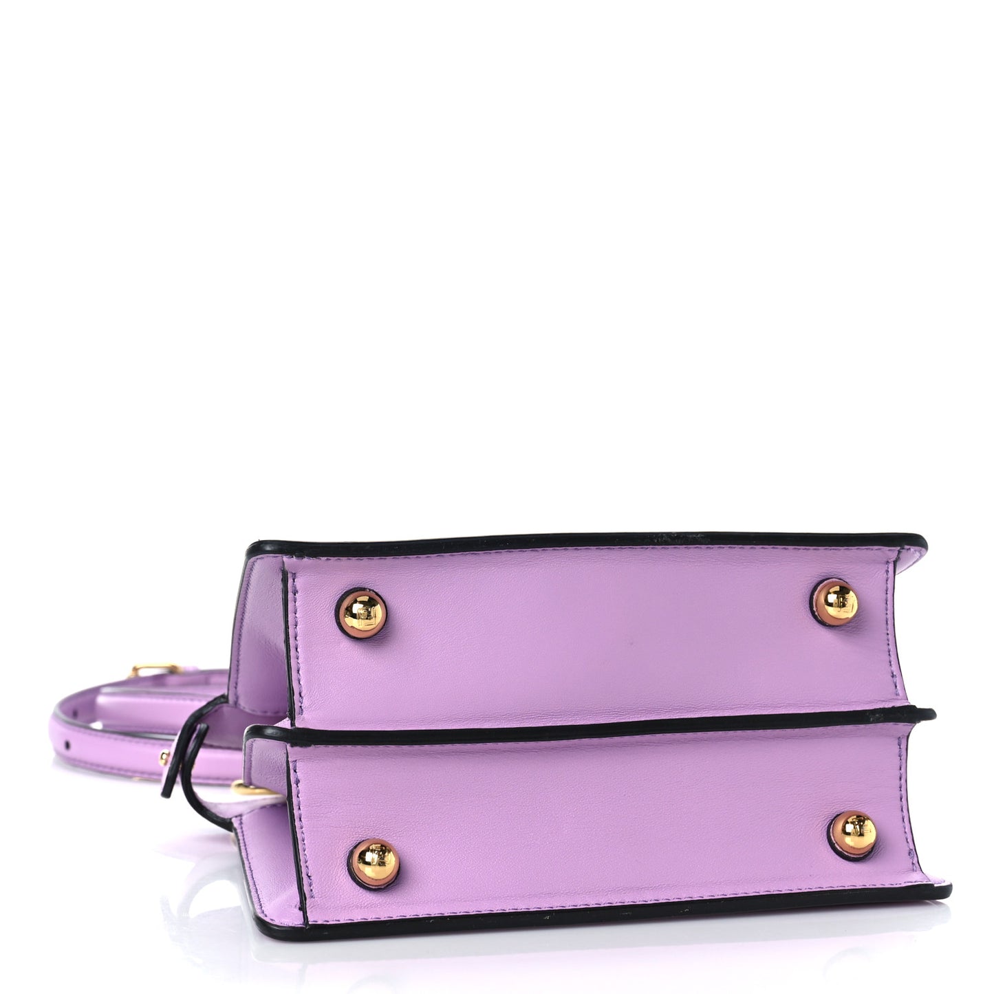 Shiny Nappa Petite Peekaboo I SEE U Satchel Violetta