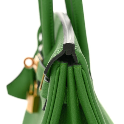 Hermes Togo Birkin 25 Vert Yucca 10 of 12