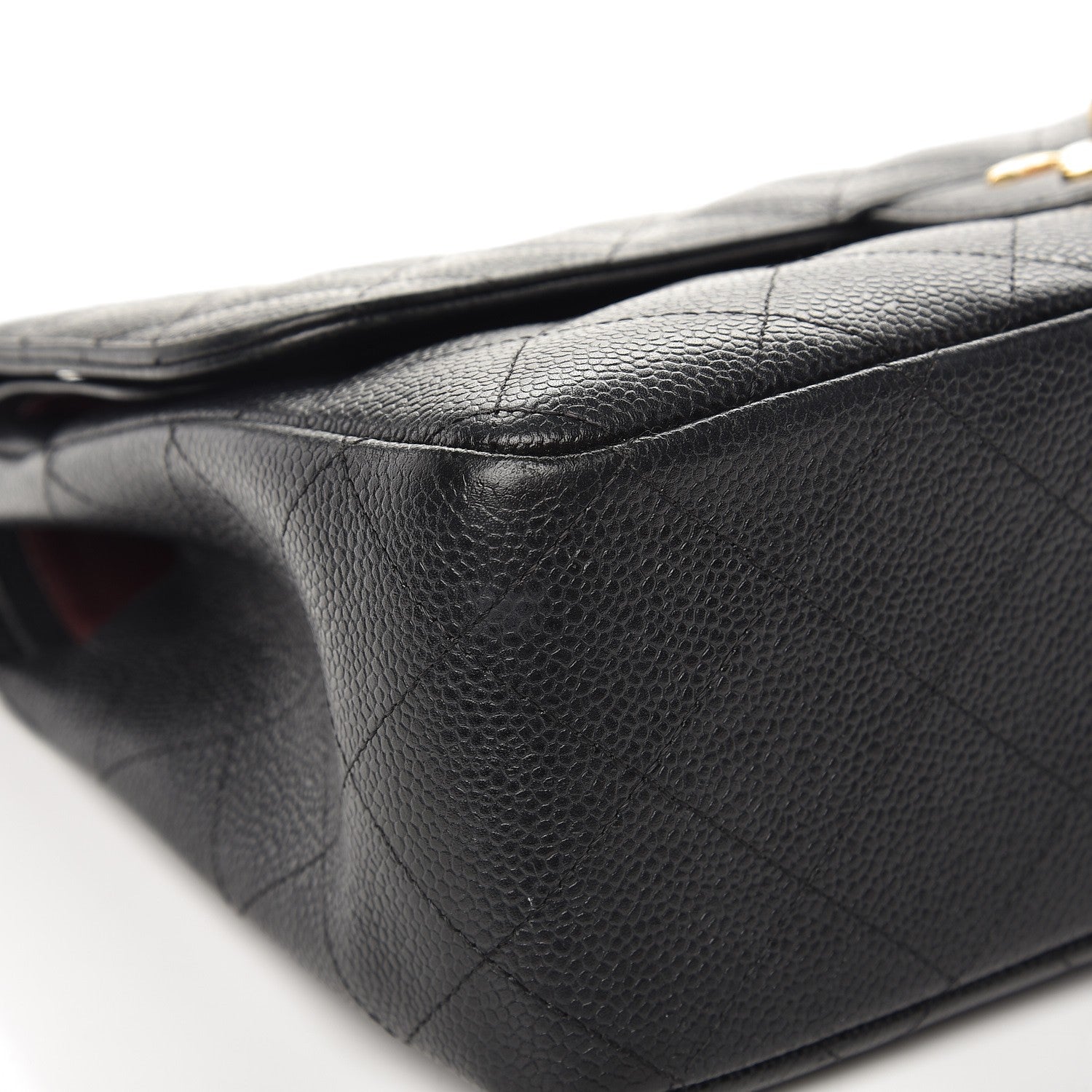 Chanel Caviar Quilted Jumbo Double Flap Black 8 of 18