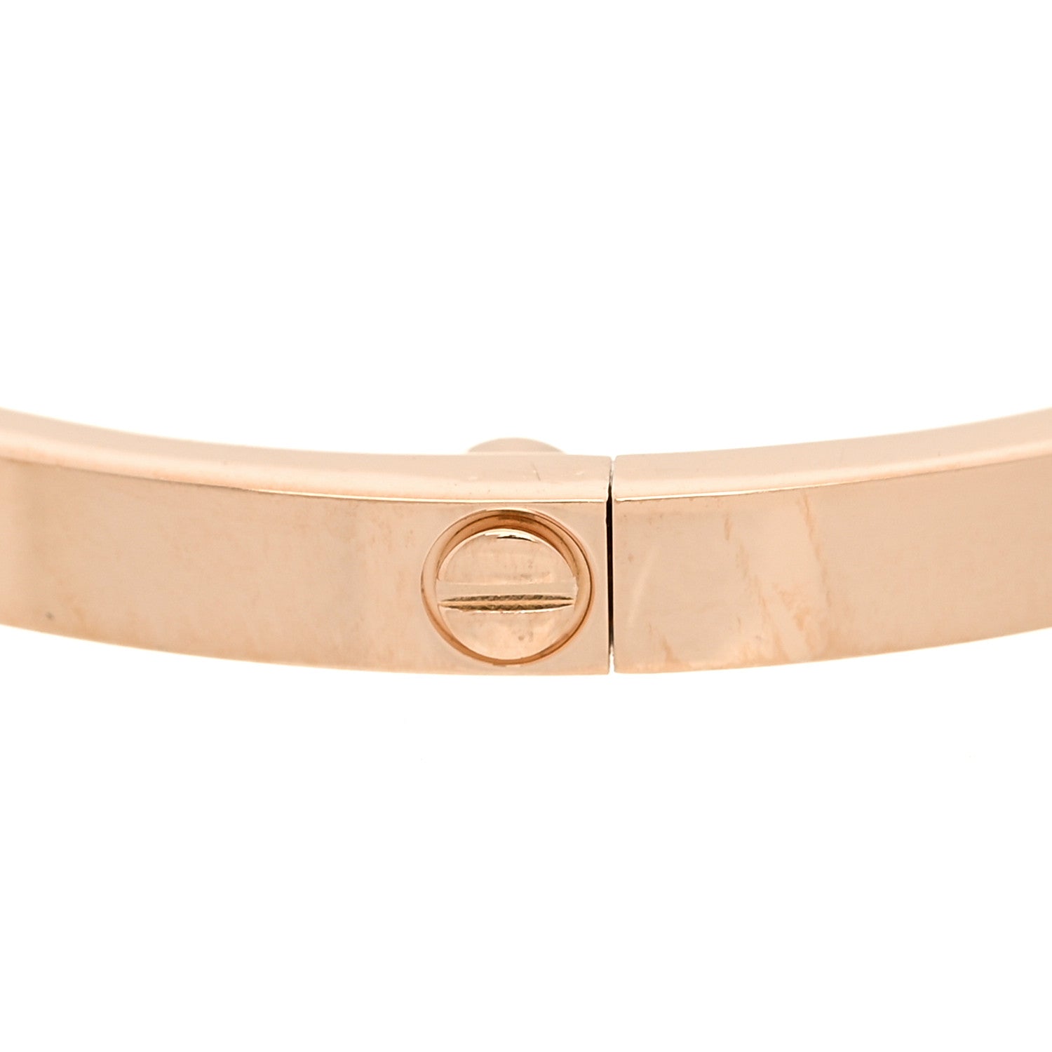 Cartier 18K Pink Gold 6 Diamond Small LOVE Bracelet 16 4 of 8