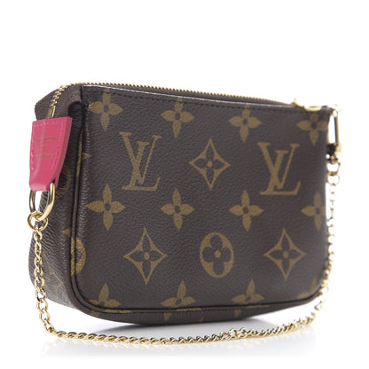 Louis Vuitton Monogram 2020 Christmas Animation Roller Coaster Mini Pochette Accessories Pivoine 2 of 7