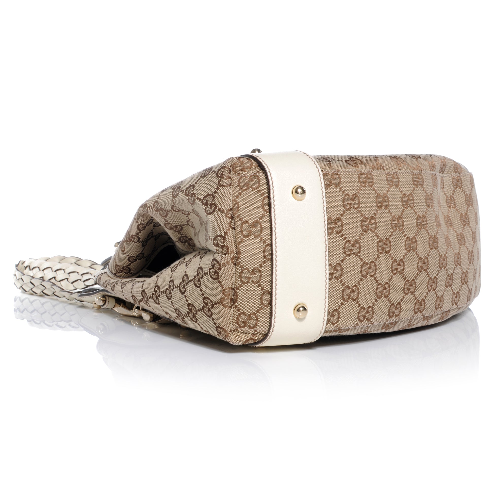 Gucci Monogram Pelham Medium Shoulder Bag White 4 of 7