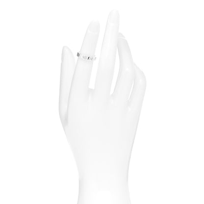 Tiffany Sterling Silver Narrow Atlas Pierced Ring 46 3.75 2 of 4