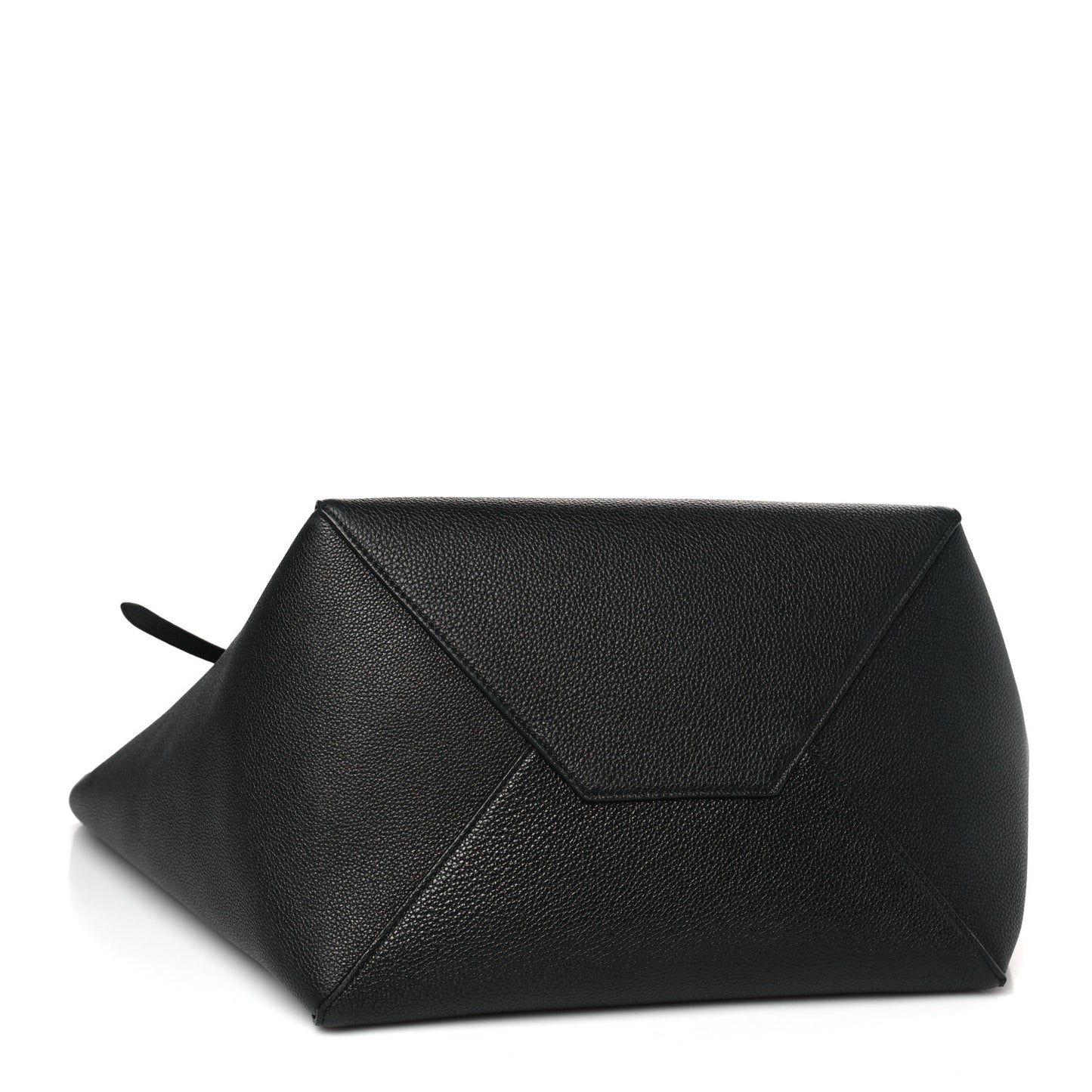Soft Grained Calfskin Medium Belt Cabas Phantom Black