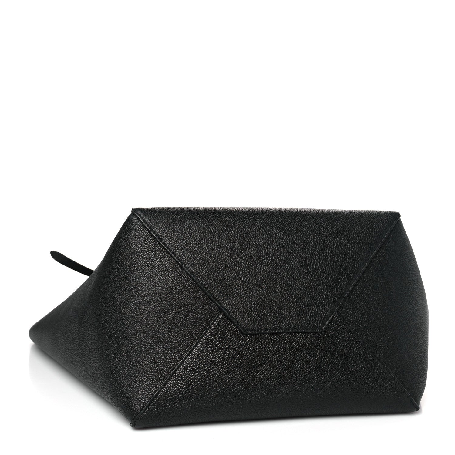 Celine Soft Grained Calfskin Medium Belt Cabas Phantom Black 4 of 9