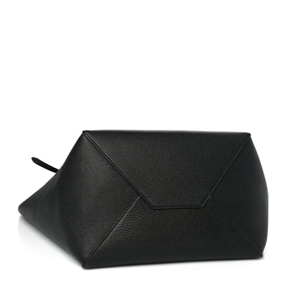 Celine Soft Grained Calfskin Medium Belt Cabas Phantom Black 4 of 9