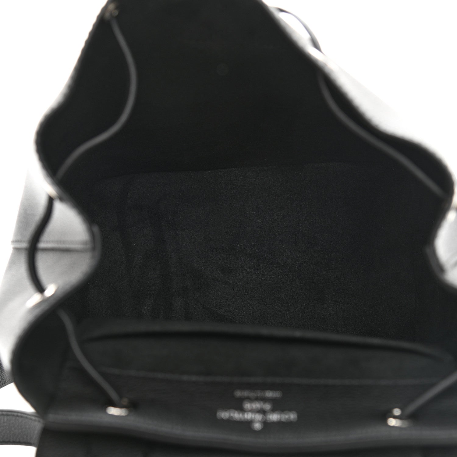 Louis Vuitton Calfskin Lockme Backpack Black 5 of 14