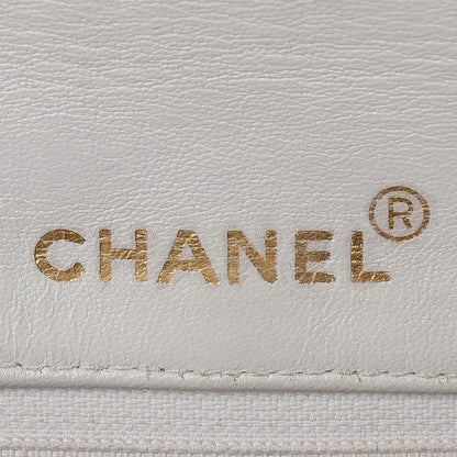 Chanel Lambskin Quilted Small Single Flap White 8 of 13