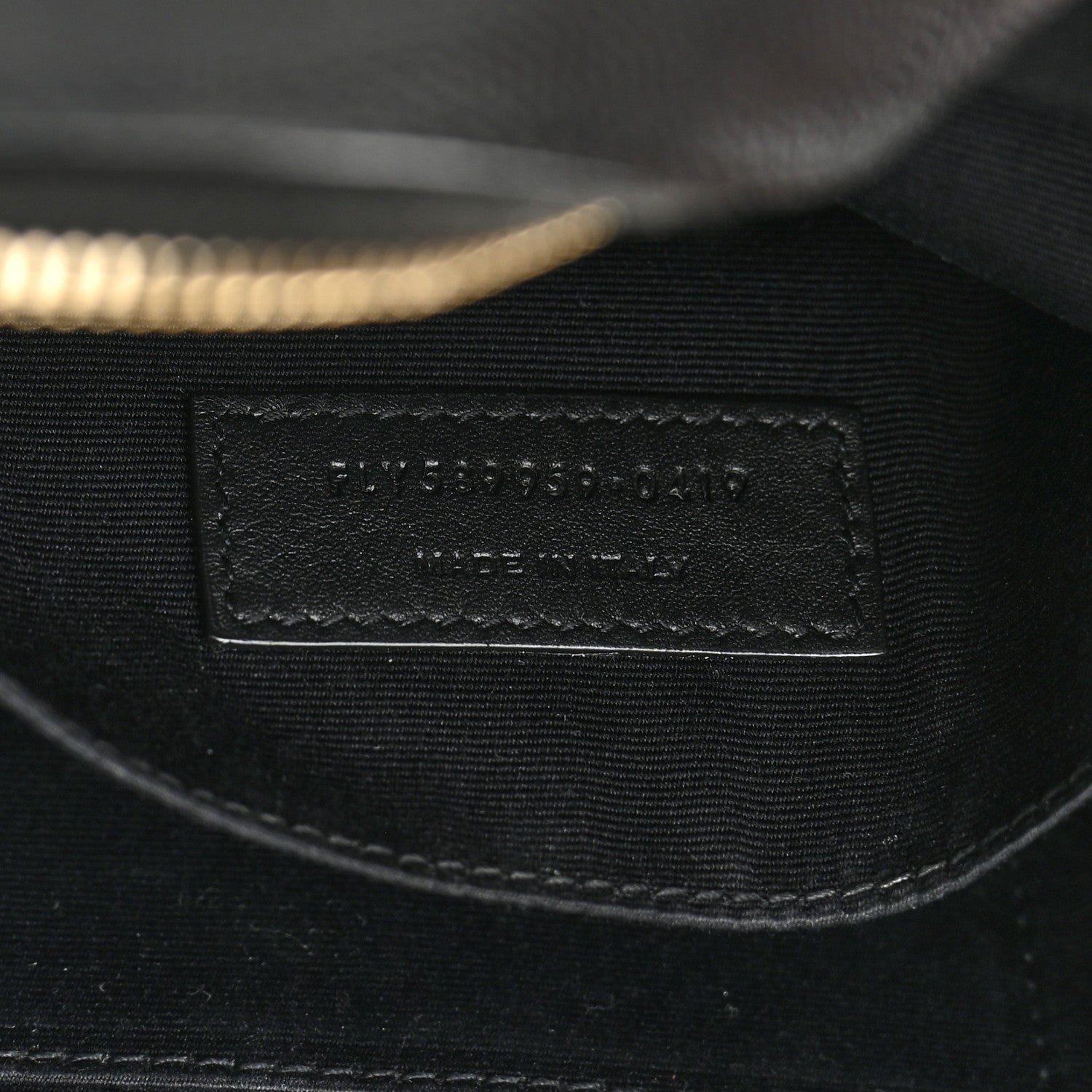Saint Laurent Grain De Poudre Monogram Belt Bag Black 7 of 14