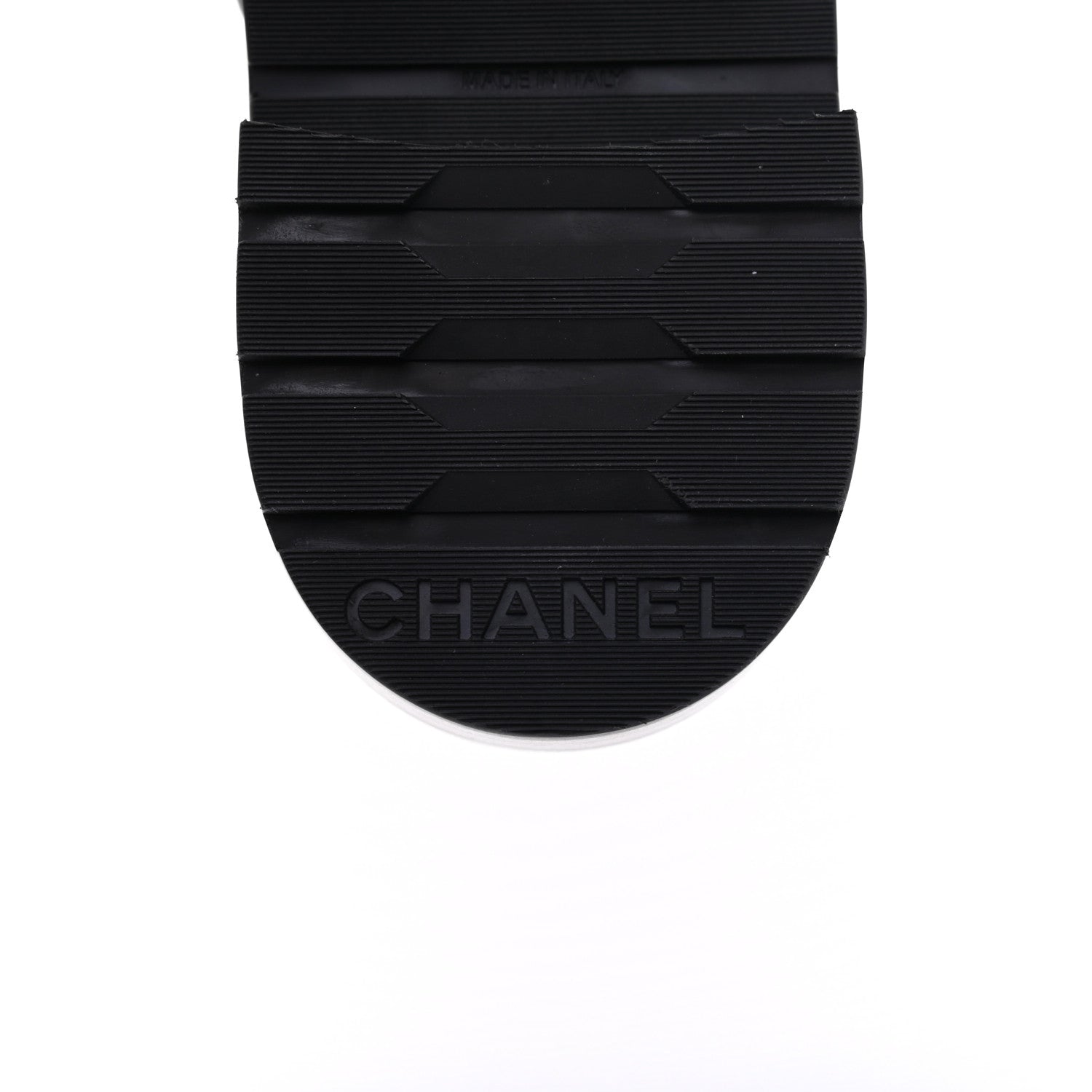 Chanel Shiny Lambskin Quilted Lace Up Combat Boots 39 Black 7 of 10