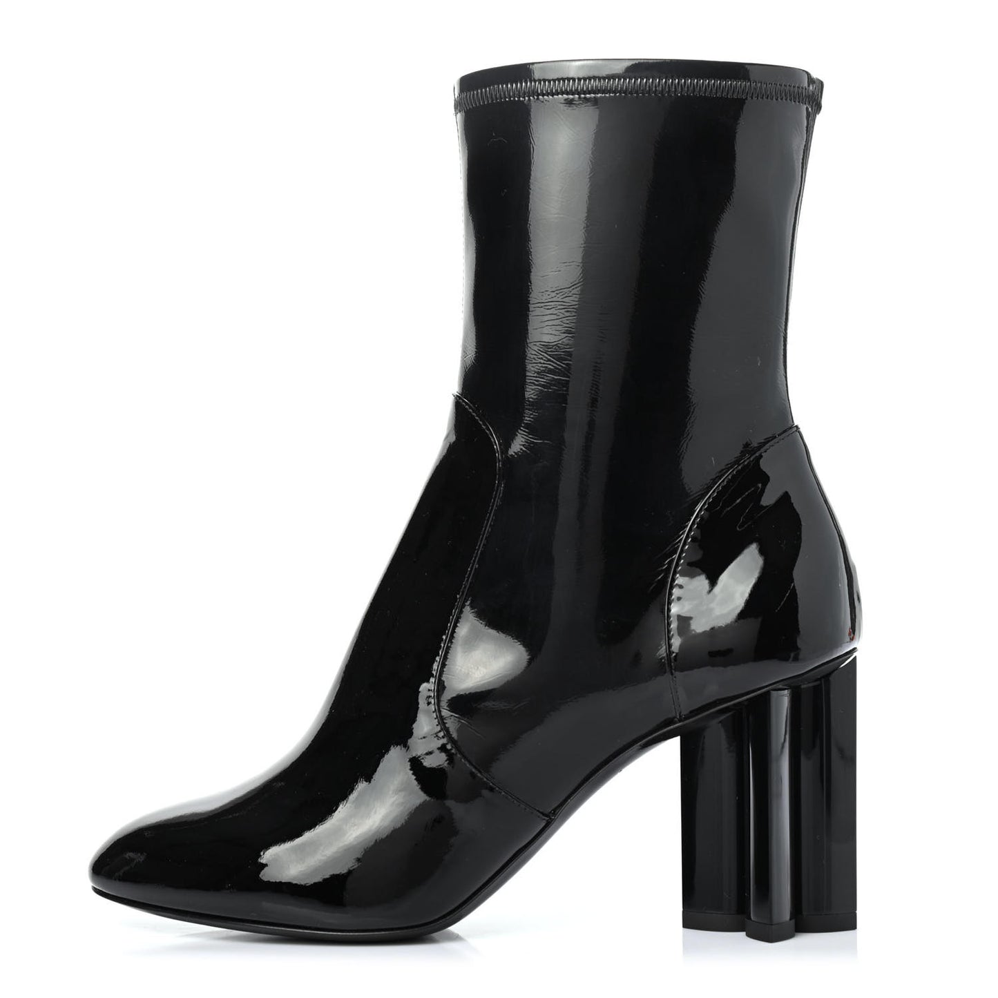 Patent Uniformes Silhouette Ankle Boots 37.5 Black