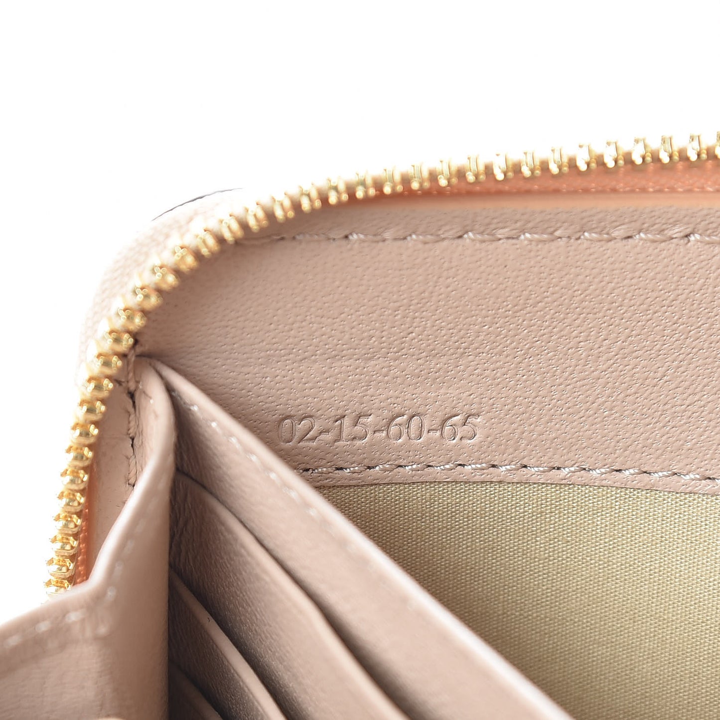 Grained Calfskin Baylee Long Zip Around Wallet Classic Tobacco