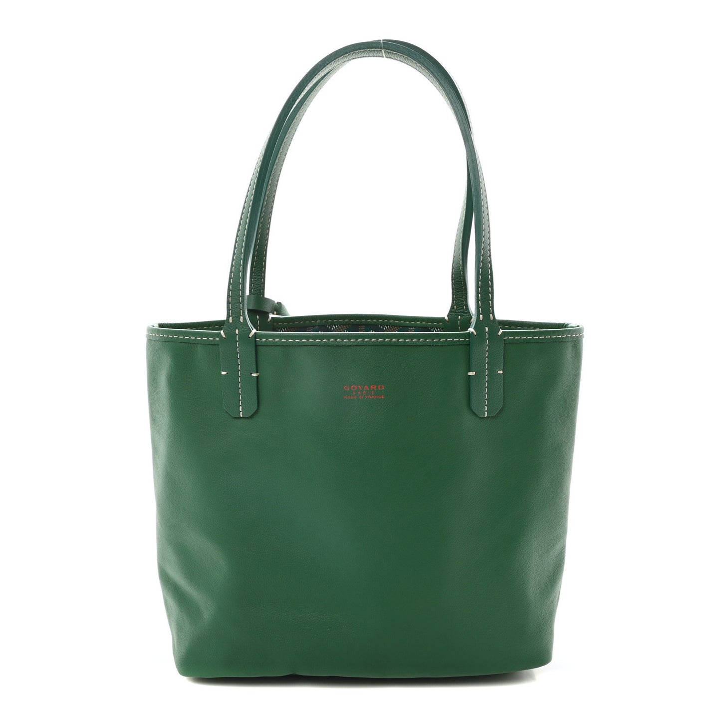 Goyardine Reversible Mini Anjou Green