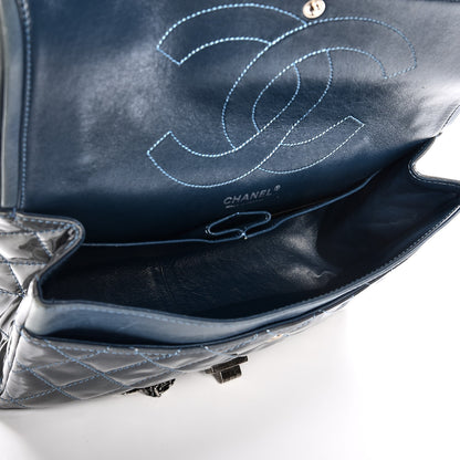 Chanel Patent Quilted 2.55 Reissue 227 Flap Blue Fonce 6 of 21