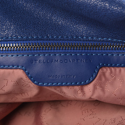 Stella McCartney Shaggy Deer Falabella Fold Over Tote Blue 6 of 7