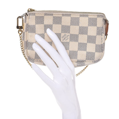 Louis Vuitton Damier Azur Mini Pochette Accessories 2 of 9