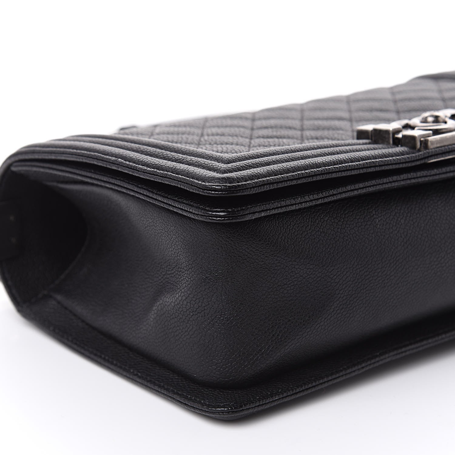 Chanel Caviar Quilted Medium Boy Flap Black 8 of 12