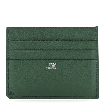 Hermes Evercolor H Sellier Card Holder Vert Moyen 1 of 9