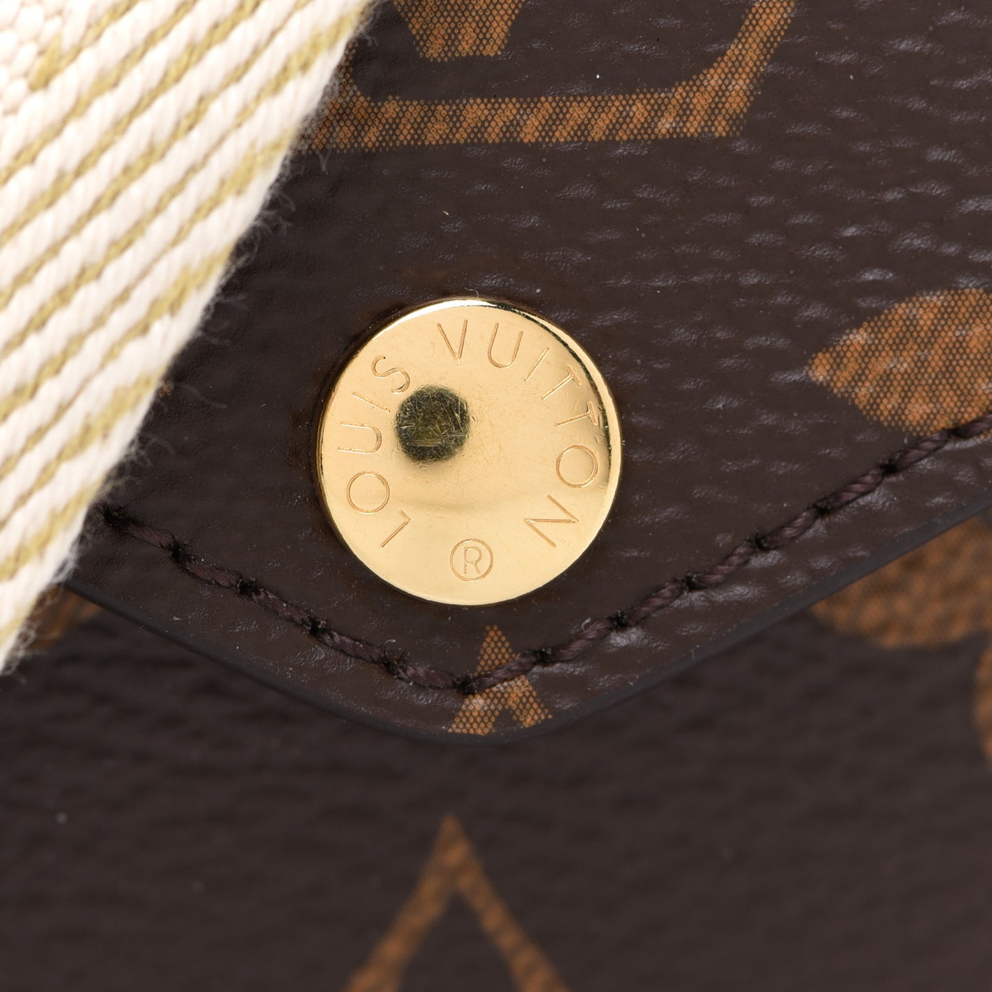 Monogram Utility Crossbody Bandouliere Shoulder Strap Beige