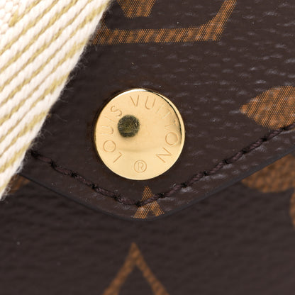 Louis Vuitton Monogram Utility Crossbody Bandouliere Shoulder Strap Beige 6 of 6