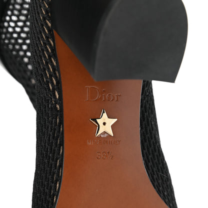Christian Dior Calfskin Resille Empreinte High Boots 38.5 Black 6 of 10