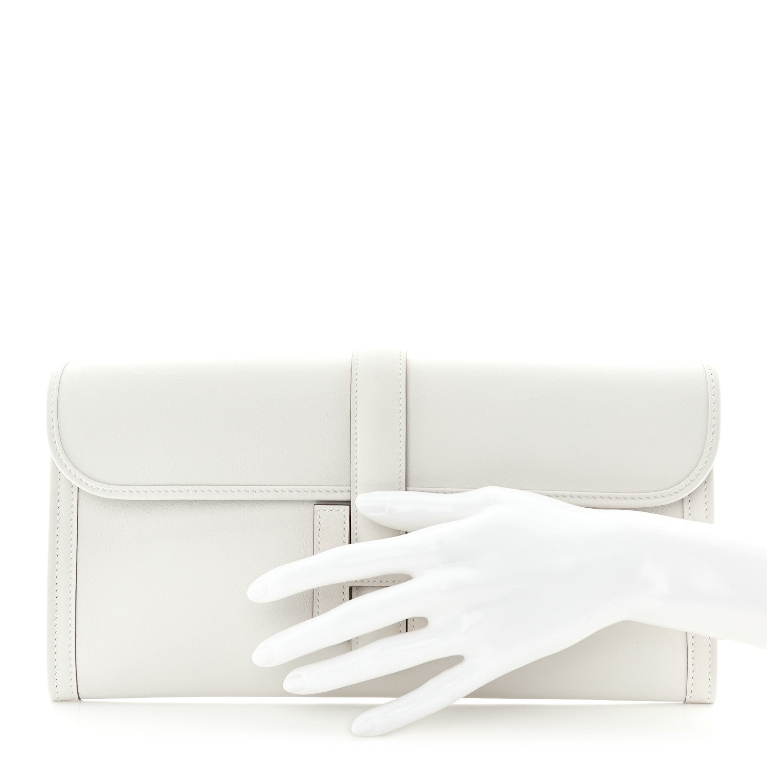 Hermes Swift Jige Elan 29 Clutch Craie 2 of 7