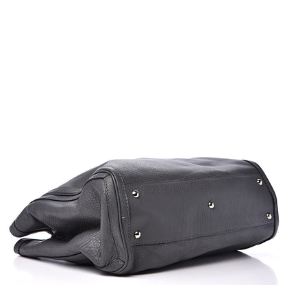 Gucci Pebbled Calfskin Medium Bella Tote Grey 3 of 12