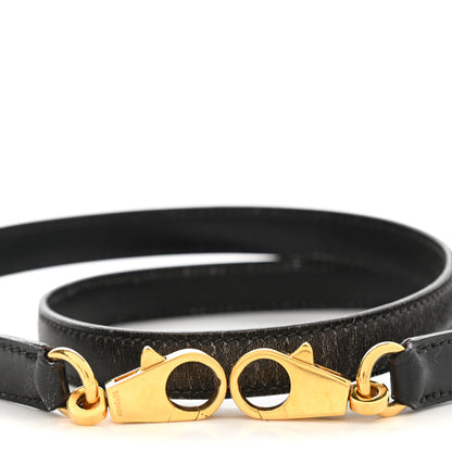 Hermes Box Kelly Shoulder Strap Black 4 of 5