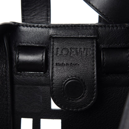 Loewe Calfskin Medium Tulip Hammock Shoulder Bag Black 9 of 11