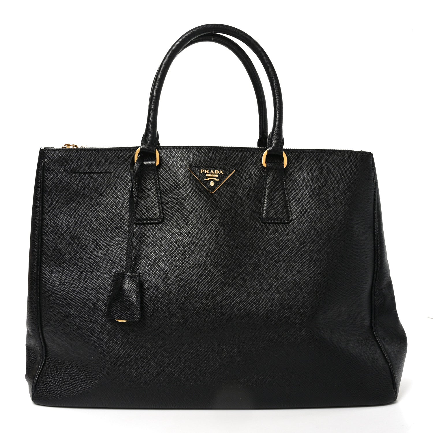 Prada Saffiano Lux Large Galleria Double Zip Tote Black 1 of 9