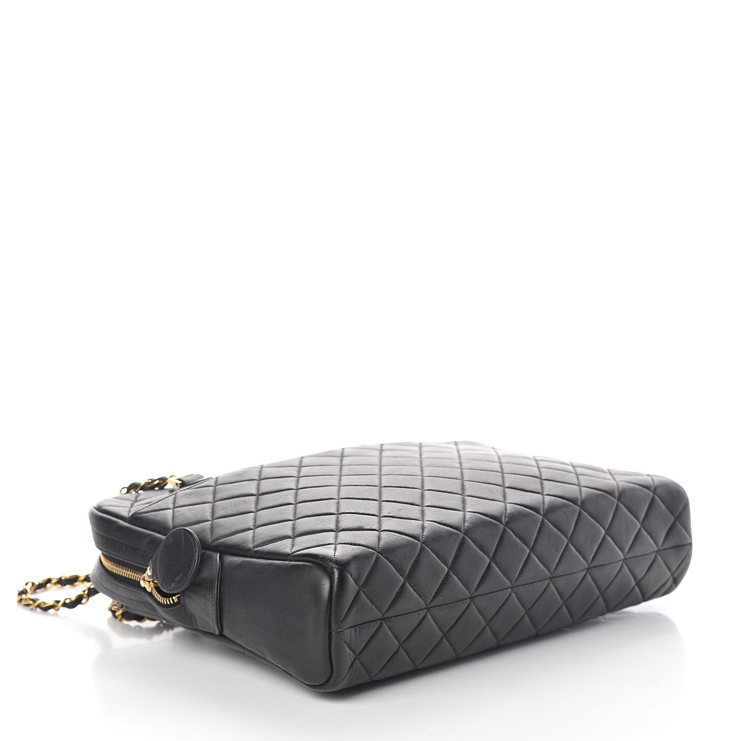 Chanel Lambskin Quilted Shoulder Bag Black 4 of 11