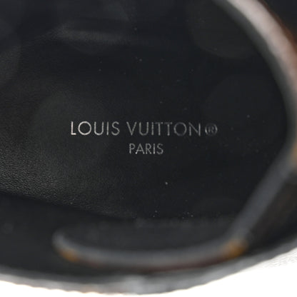 Louis Vuitton Patent Calfskin Monogram Star Trail Ankle Boots 38 Black 8 of 9
