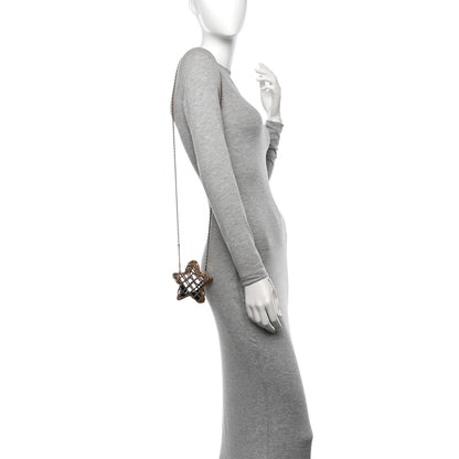 Chanel Metal CC Star Minaudiere Crossbody Gold Black 2 of 10